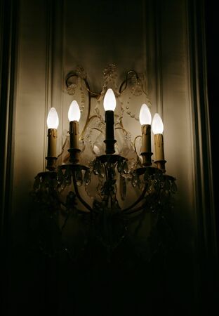 The wall fixture in the old house