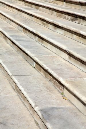 Steps of a stair from marble