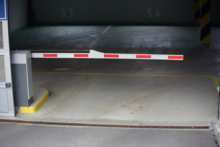 barrier to entry in the underground Parking
