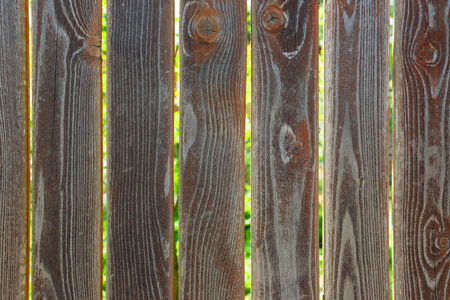 fence made of wooden boardsの写真素材