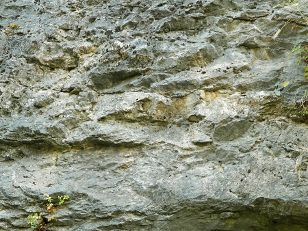 Stone rocks as nature background. Close up in rocks on Ochrid coast, Macedonia. Nature background, copy space.の写真素材