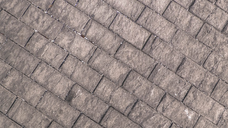 Gray pavement background, close up, copy space.の写真素材
