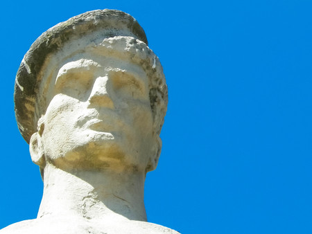 Ancient monument of sailor, Constanta, Romania. Architecture and history concept.の写真素材