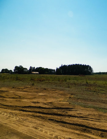 A offroad journey through the Kashubian region. Kashubian region is in north part of Poland known of it's nature. Agriculture and nature concept.の写真素材