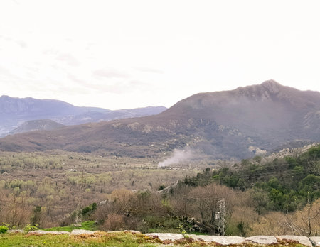 Lovcen mountains in Montenegro. Beauty of nature. Autumn season.の写真素材