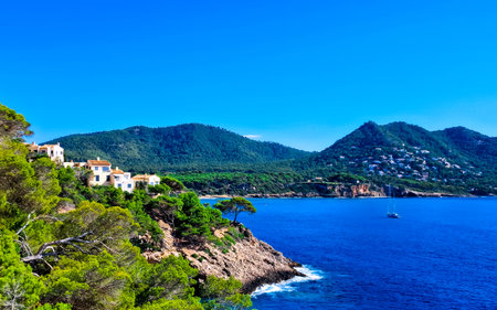 Coast of Mallorca Island. Amazing nature of this exotic island.の写真素材