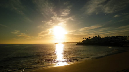 Atlantic Ocean coast view from Lanzarote island. Playa Blanca.の写真素材