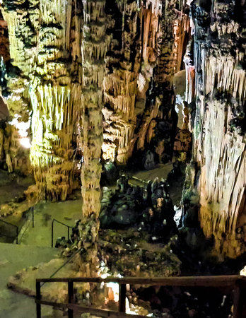 The Coves del Drach caves in Mallorca are one of the tourist attractions of this beautiful island....