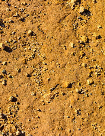 Desert ground as a natural background. Copy space.の写真素材