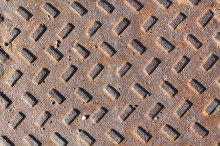 Iron Background, rusty texture, cracked surface