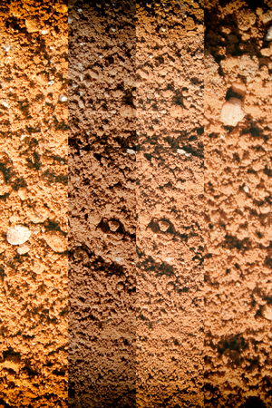 Mars Texture of plaster on the wall, cracked background, stone surfaceの写真素材