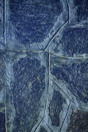 Blue Texture of the stone wall, cracked surfaceの写真素材