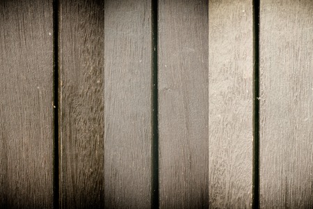 Abstract Background texture of wooden decking with parallel planks with gaps.の写真素材