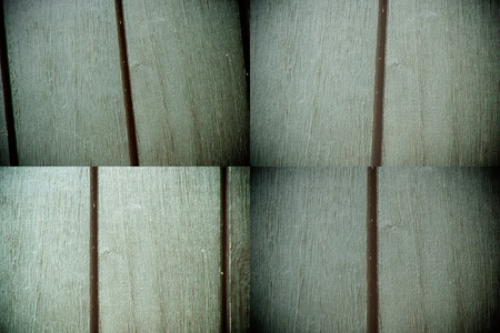 Abstract Background texture of wooden decking with parallel planks with gaps.の写真素材