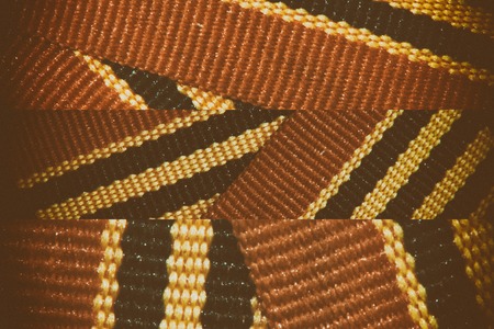 Ribbons texture, macro textile background for web site or mobile devices, fabric swatch.の写真素材