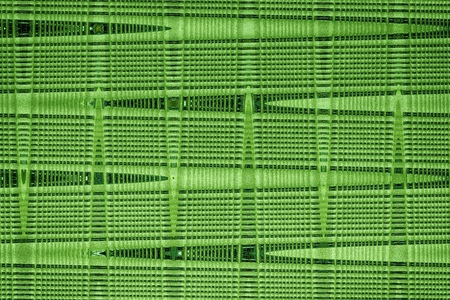 Vintage grill window and dry flower in flowerpot on window sill, sunny day, italy style.の写真素材