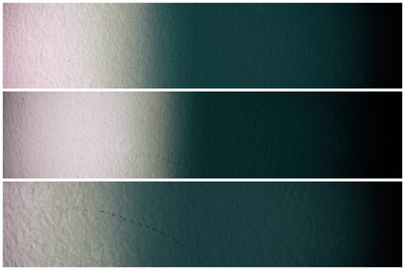 Plaster surface or stucco wall with shadow - indoors background.の写真素材