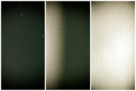 Plaster surface or stucco wall with shadow - indoors background.