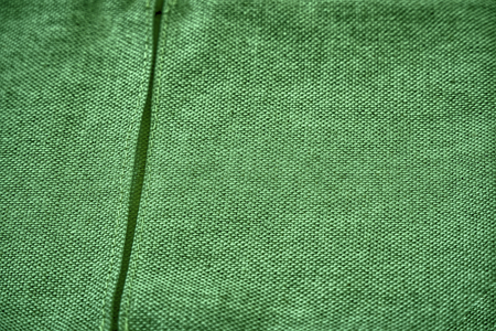 Ultra green Linen fabric surface for mock-up or designer use, book cover sample swatch.の写真素材