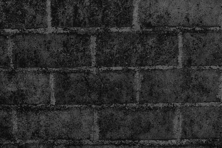 Monochrome Grunge technique Brick texture of old vintage building, design concept.