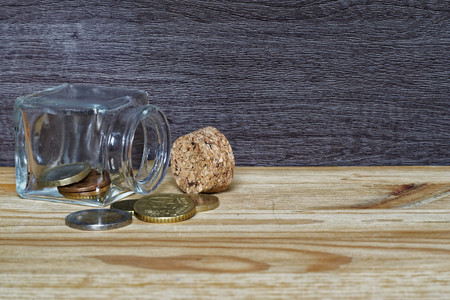 Idea in business casual stacking money as concept for success or savings, investment and accounting.