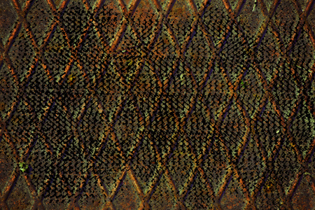 Grunge Ultra orange Stainless steel texture, iron background for designer use.