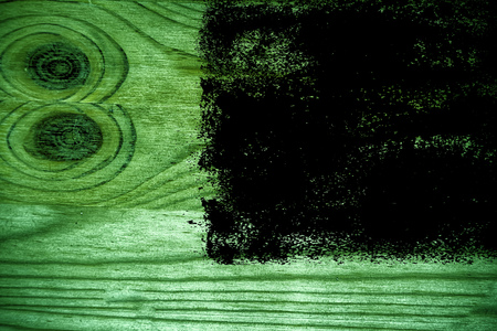Grunge dirty Ultra green Wooden texture, cutting board surface for design elements.の写真素材