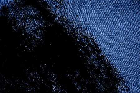 Grunge Ultra blue Linen fabric surface for mock-up or designer use, swatch, book cover sample.の写真素材