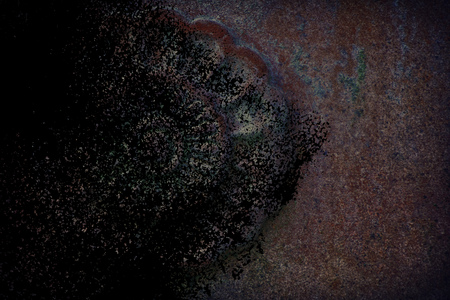 Grunge Ornate stone texture, circle rock shape, background for web site or mobile devices .の写真素材