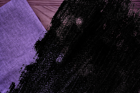 Grunge Ultra purple Linen fabric surface for mock-up or designer use, book cover sample swatch.