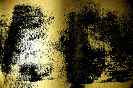 Ultra yellow Plaster surface or stucco wall with shadow - indoors background.の写真素材