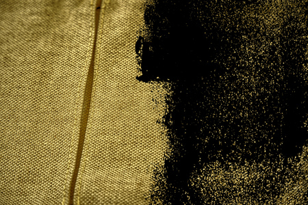 Dirty grunge Ultra yellow Linen fabric surface for mock-up or designer use, book cover sample...
