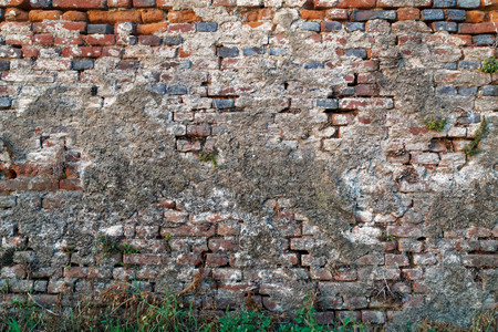 Wall brick texture, cement backgroundの写真素材