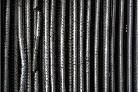 Old antique radiator grille, Engine Cooler Texture or Background.の写真素材