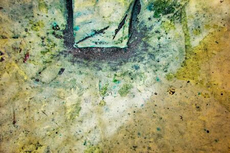 Living coral vivid color concrete wall, stone surface.の写真素材