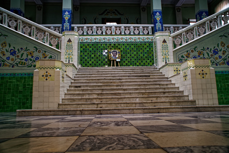 Poltava, Ukraine - September 29: interior of The Poltava local history museumのeditorial素材