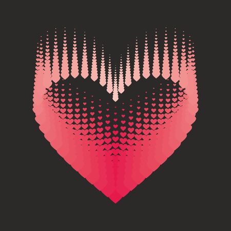 Romantic design element vector.のイラスト素材