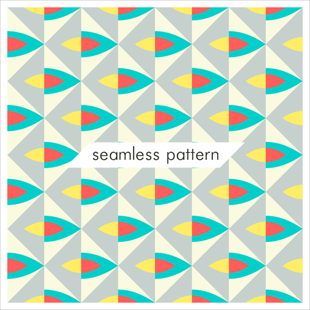 Vector seamless geometrical patterns. Abstract fashion texture. Graphic style for wallpaper, wrapping, fabric, background, apparel, prints, website etc.のイラスト素材