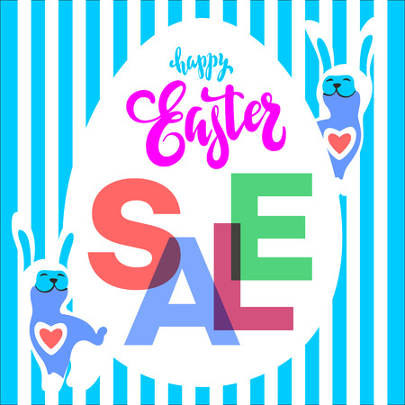 Easter egg sale banner background template.  Vector illustration for wallpaper, flyers, invitation, posters, brochure, discount voucher, banner.のイラスト素材