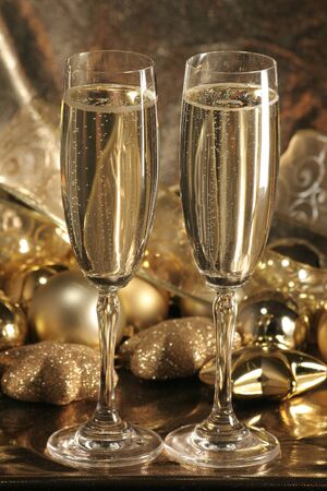 champagne cupsの写真素材