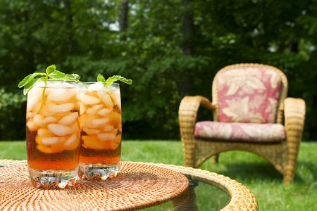 Iced teaの写真素材