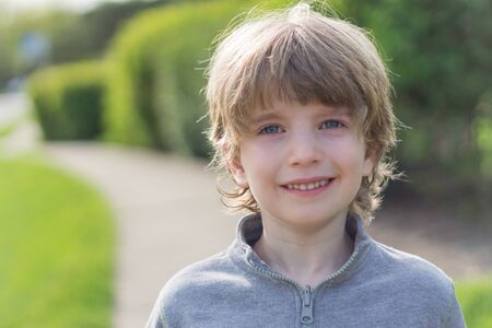 Portrait of a boyの写真素材