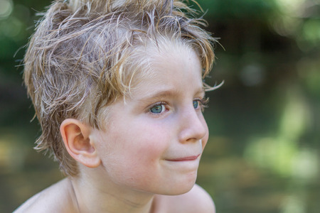 Portrait of a boyの写真素材