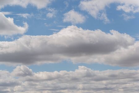Natural background of the sky and cloudsの写真素材