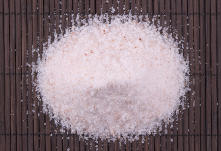 Unrefined himalayan fine salt.の写真素材