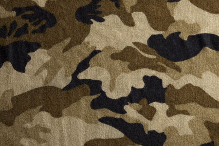 Camouflage fabric texture background.の写真素材