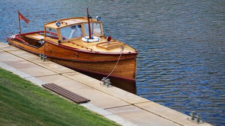 boat on the river bank