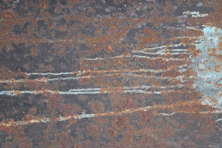 background and texture for computer games and advertising - crumpled rusty iron with a diverse...