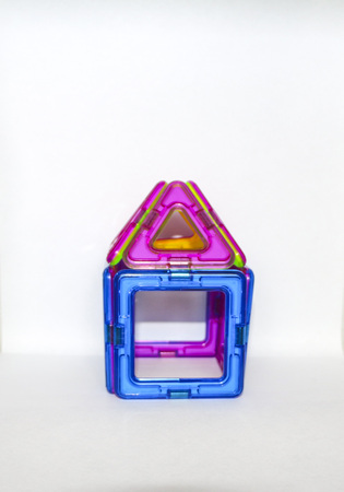 children's magnetic designer for  development of motor skills, thinking and imagination....