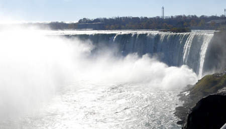 Canadian side of Niagara Fallsの写真素材